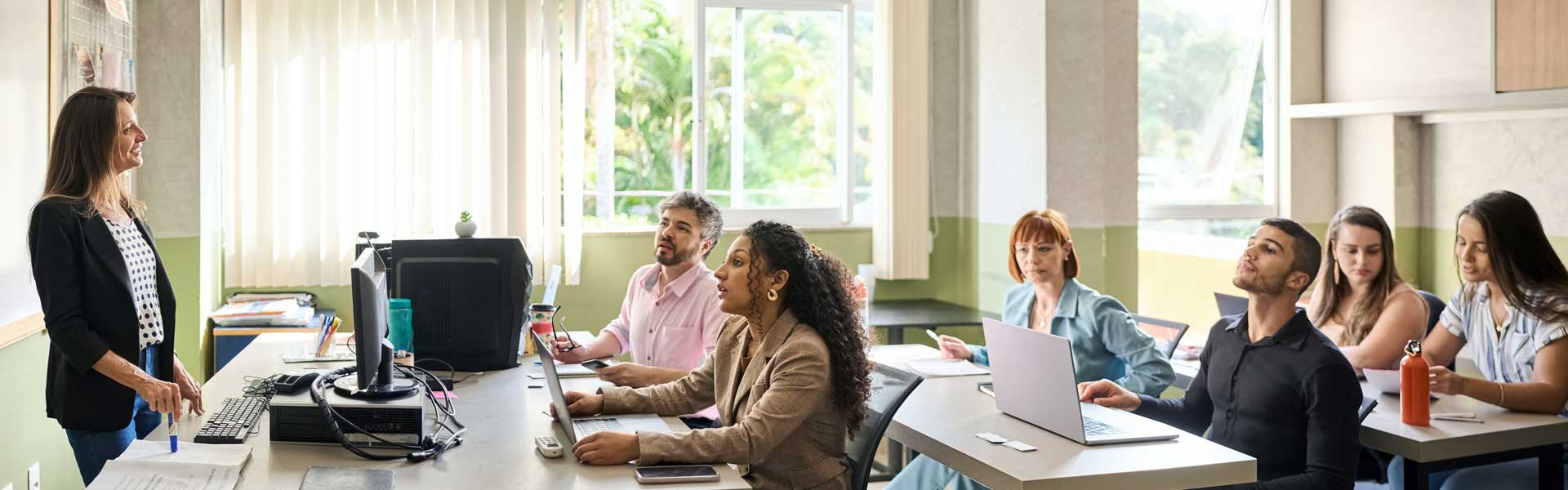 Students in the classroom