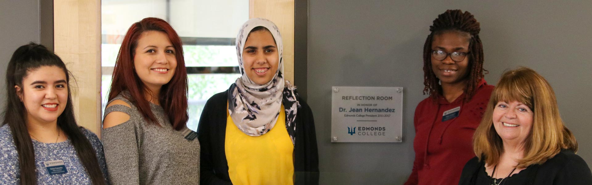 Group of paeople at the Community & Belonging Center