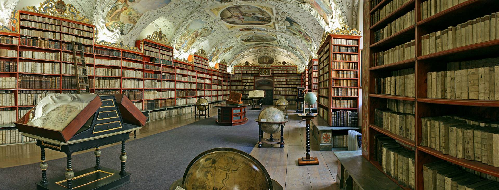 Books in the library