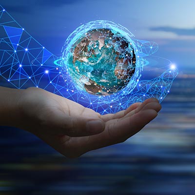 Brain and circut icon