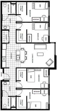 four bedroom floorplans