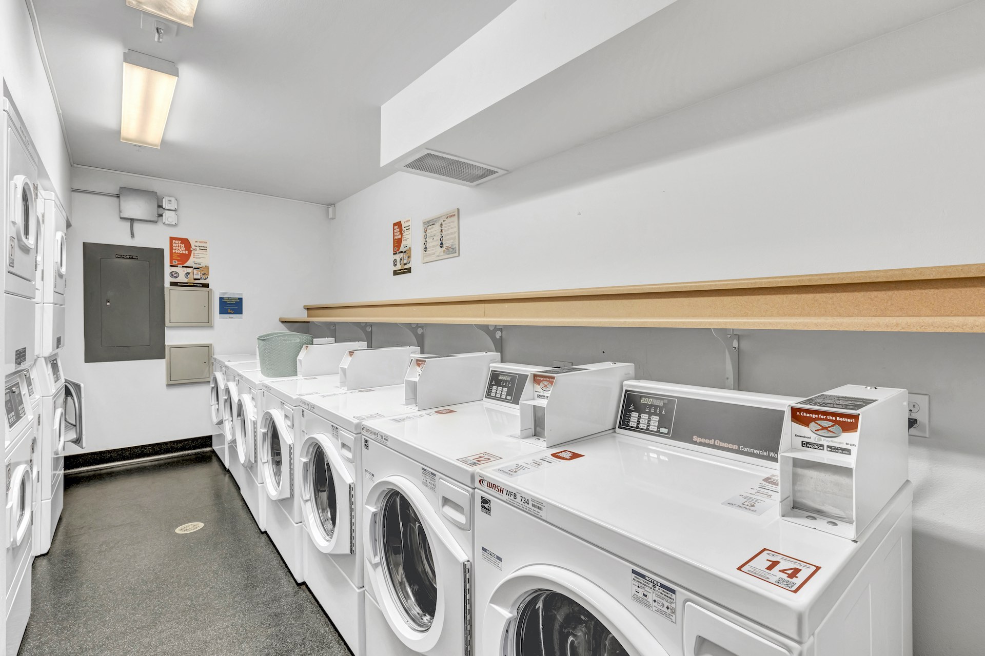 laundry room at rainier place